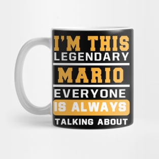 Mario Personal Name Funny Mario Mug